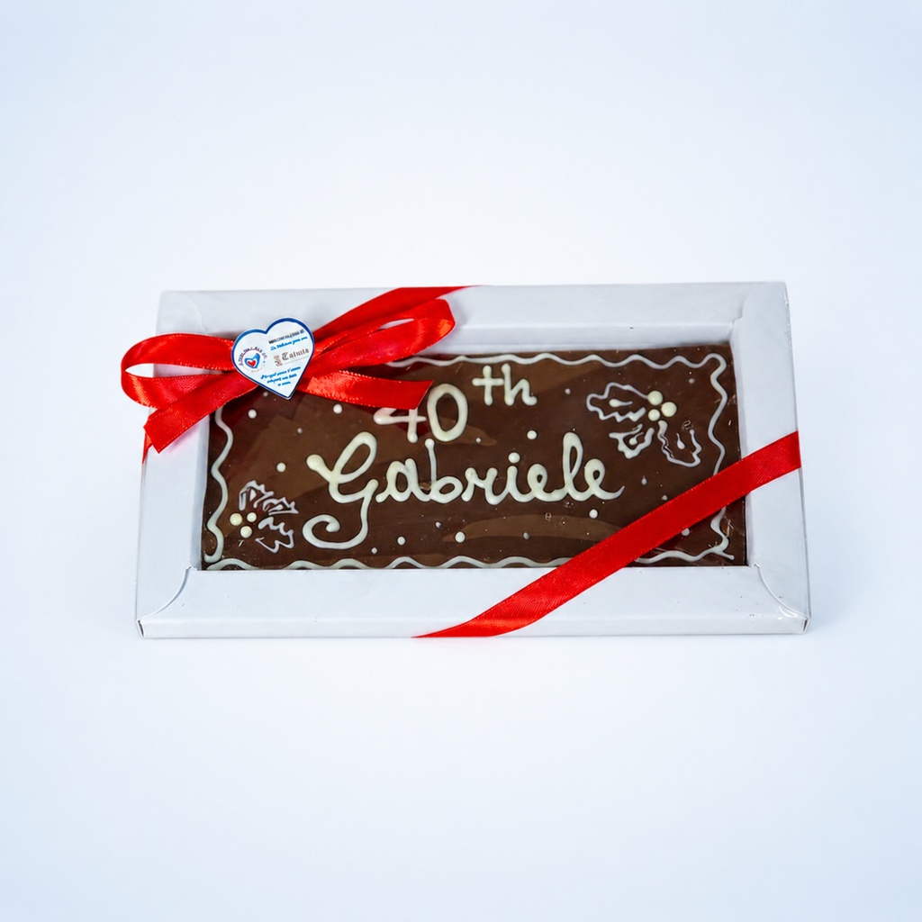 Tavoletta di Cioccolato Personalizzata
